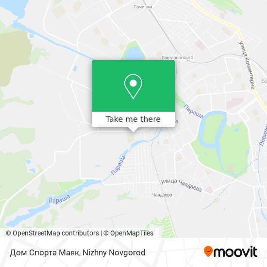 Дом Спорта Маяк map