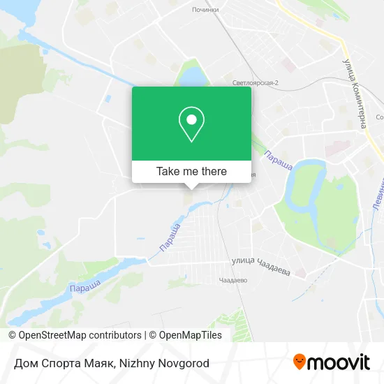 Дом Спорта Маяк map