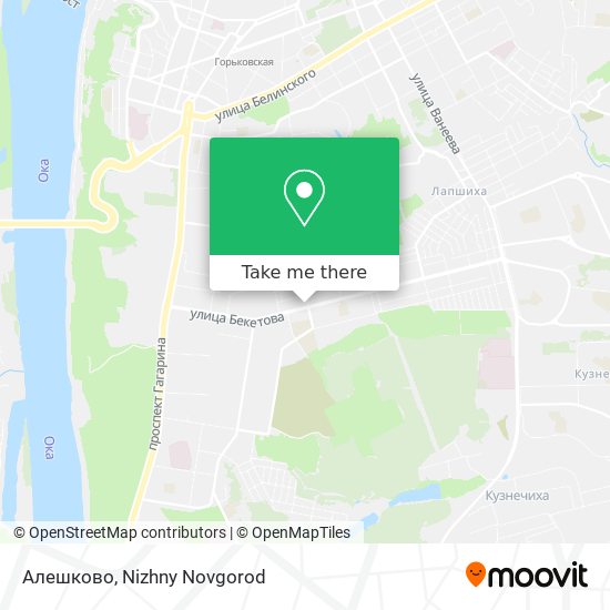 Алешково map