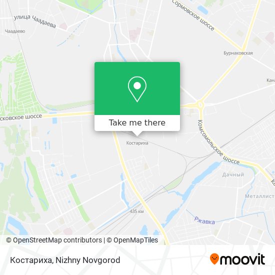 Костариха map