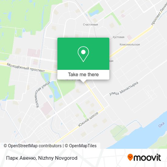 Парк Авеню map