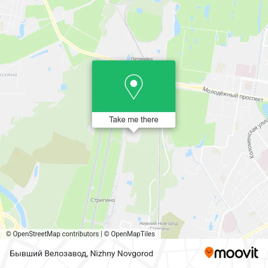 Бывший Велозавод map