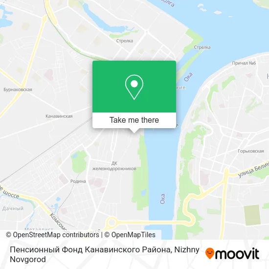 Пенсионный Фонд Канавинского Района map