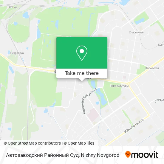 Автозаводский Районный Суд map
