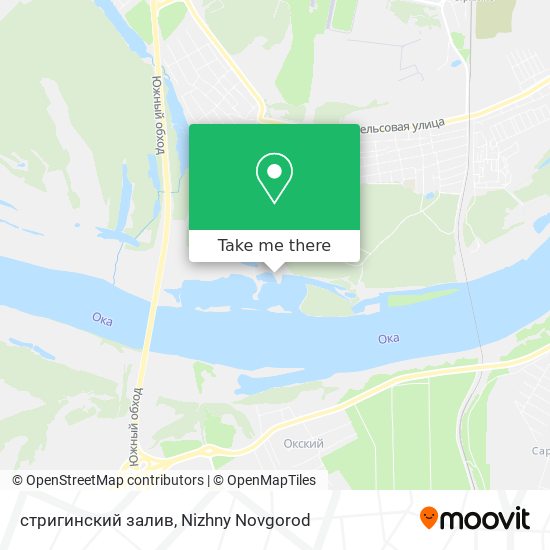стригинский залив map