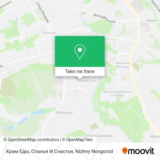Храм Еды, Спанья И Счастья map