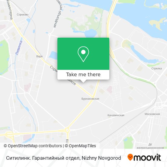 Ситилинк. Гарантийный отдел map