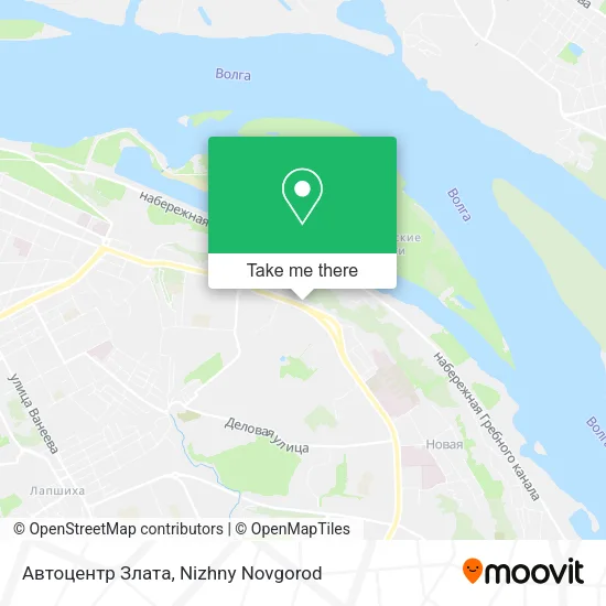 Автоцентр Злата map