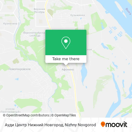 Ауди Центр Нижний Новгород map