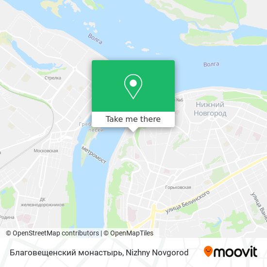 Благовещенский монастырь map