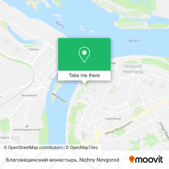 Благовещенский монастырь map