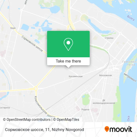 Сормовское шоссе, 11 map