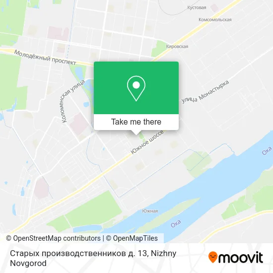 Старых производственников д. 13 map