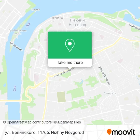 ул. Белинского, 11/66 map