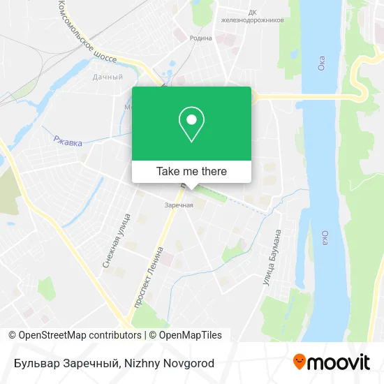 Бульвар Заречный map