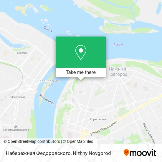 Набережная Федоровского map