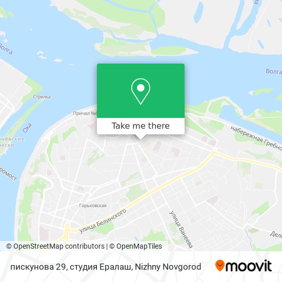 пискунова 29, студия Ералаш map
