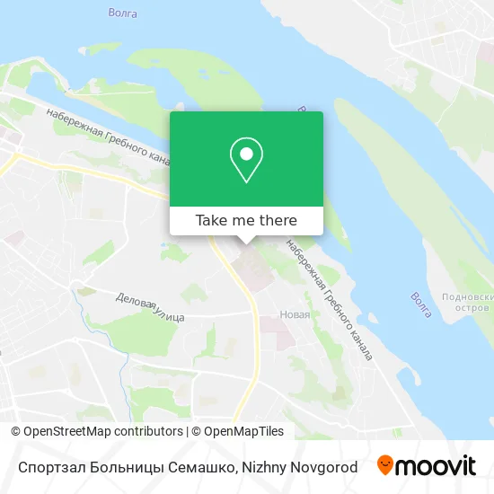 Спортзал Больницы  Семашко map