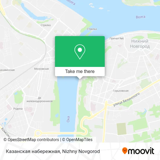Казанская набережная map