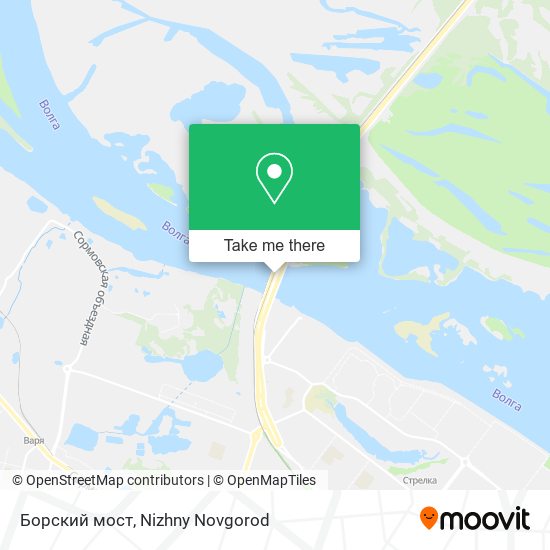 Борский мост map