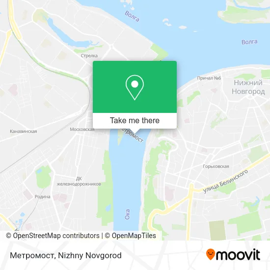 Метромост map