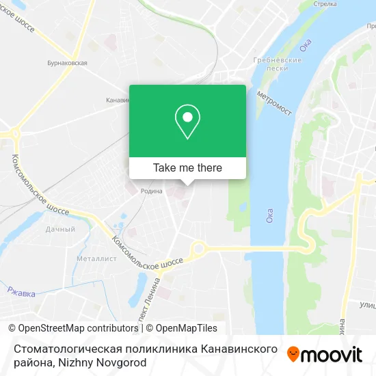 Стоматологическая поликлиника Канавинского района map