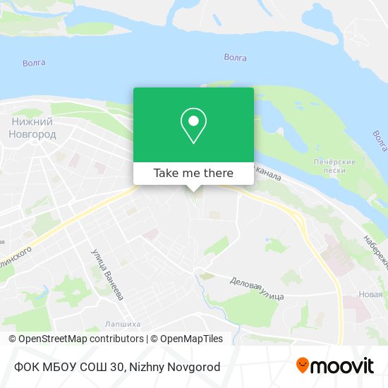 ФОК МБОУ СОШ 30 map