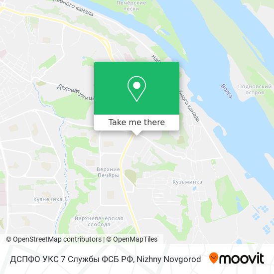 ДСПФО УКС 7 Службы ФСБ РФ map