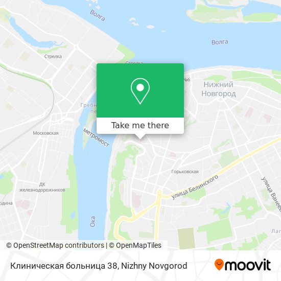 Клиническая больница 38 map