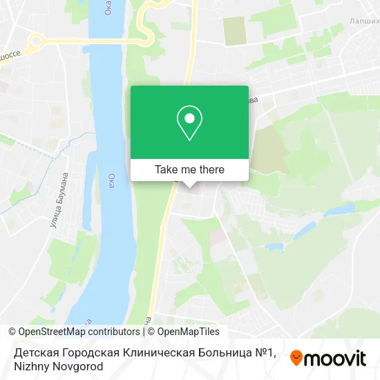 Детская Городская Клиническая Больница №1 map
