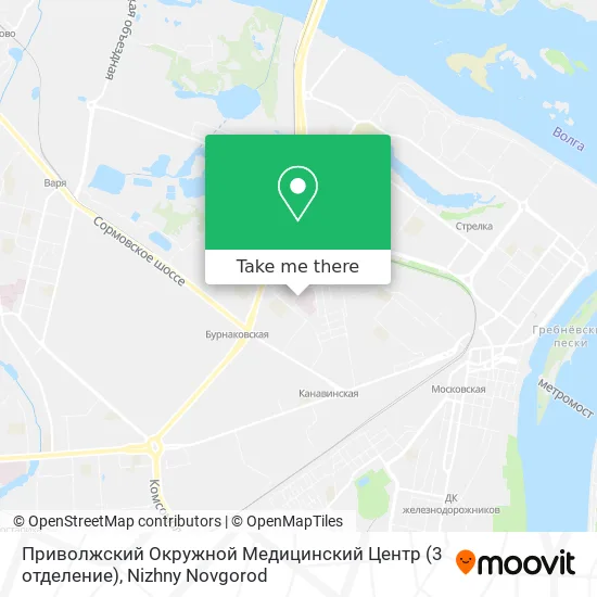 Приволжский Окружной Медицинский Центр (3 отделение) map