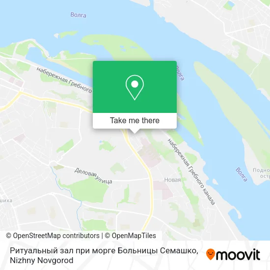 Ритуальный зал при морге Больницы Семашко map