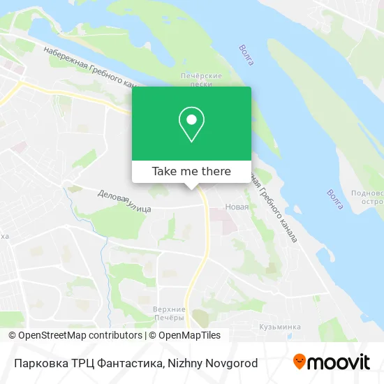 Парковка ТРЦ Фантастика map