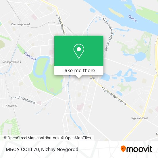 МБОУ СОШ 70 map