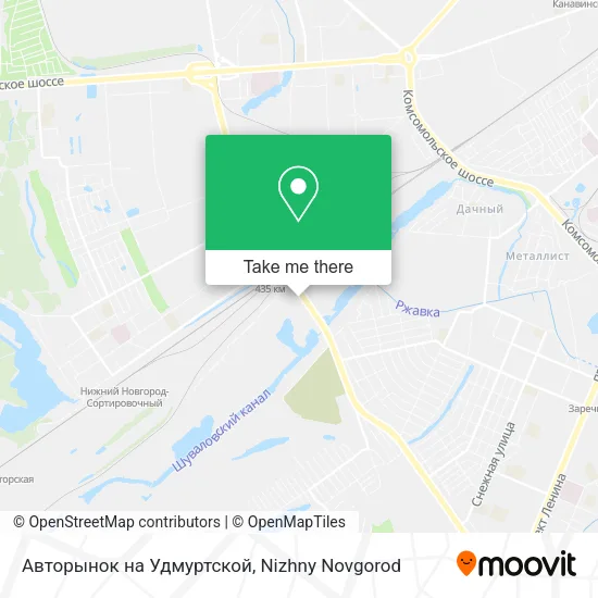 Авторынок на Удмуртской map