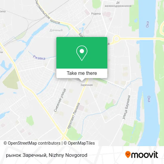 рынок Заречный map