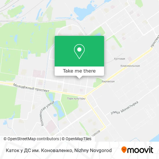 Каток у ДС им. Коноваленко map