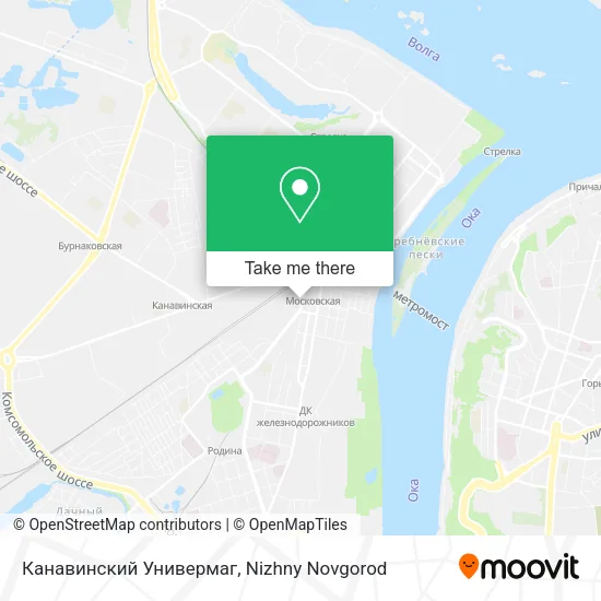 Канавинский Универмаг map