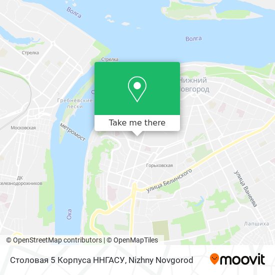 Столовая 5 Корпуса ННГАСУ map