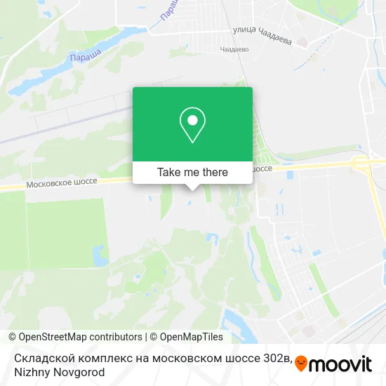 Складской комплекс на московском шоссе 302в map