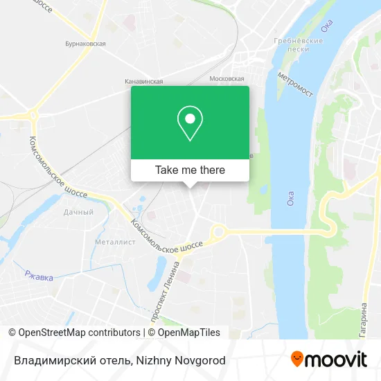 Владимирский отель map