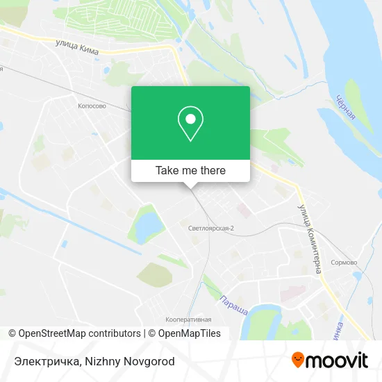 Электричка map