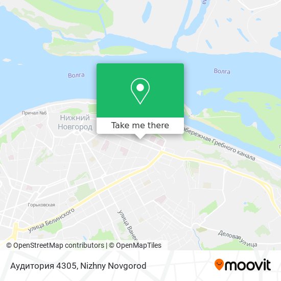 Аудитория 4305 map