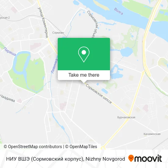 НИУ ВШЭ (Сормовский корпус) map
