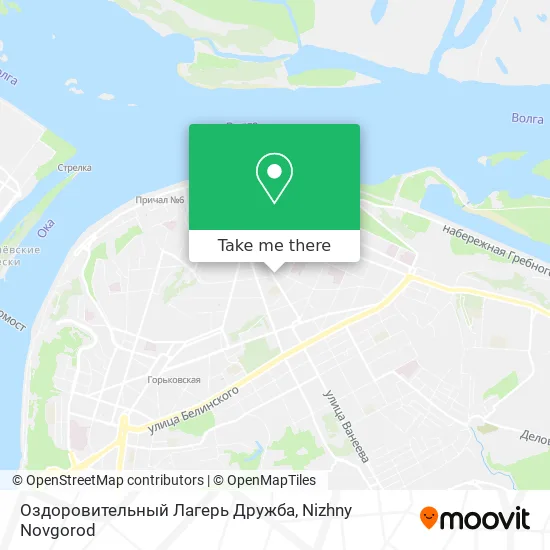 Оздоровительный Лагерь  Дружба map
