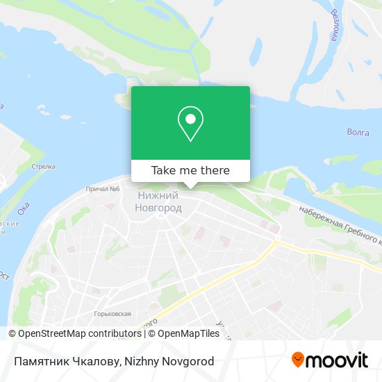 Памятник Чкалову map