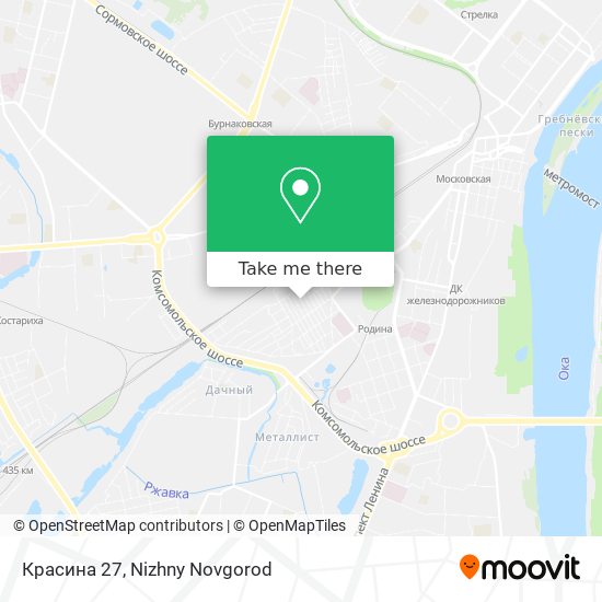 Красина 27 map