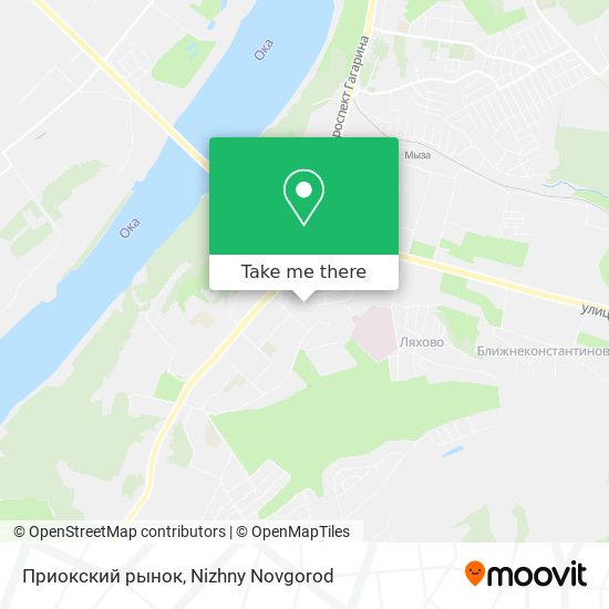 Приокский рынок map