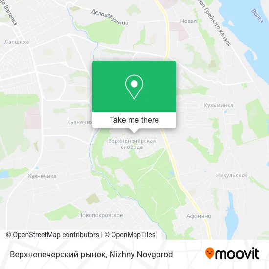 Верхнепечерский рынок map