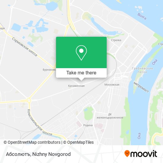 Абсолютъ map